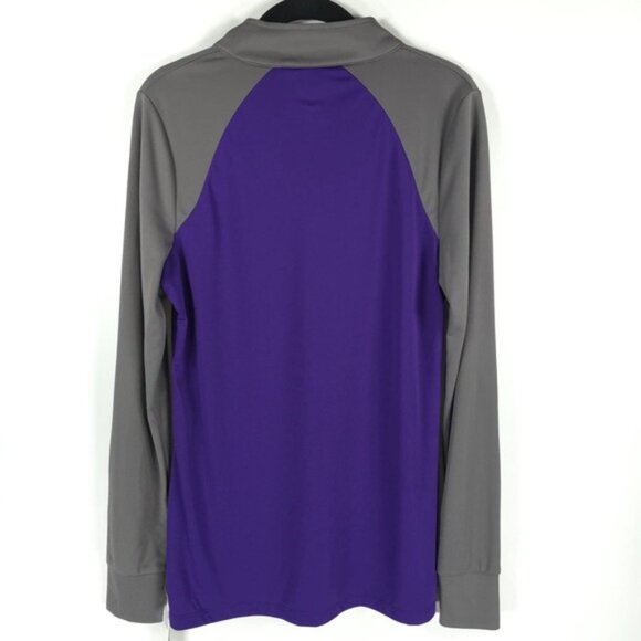 NFL TEAM APPAREL WOMENS VIKINGS TX3 COOL W443 Intensity 1/4‎ Zip Pullover LG - Picture 2 of 11